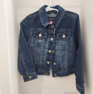 The Children's Place Dark Blue Denim Jean Jacket